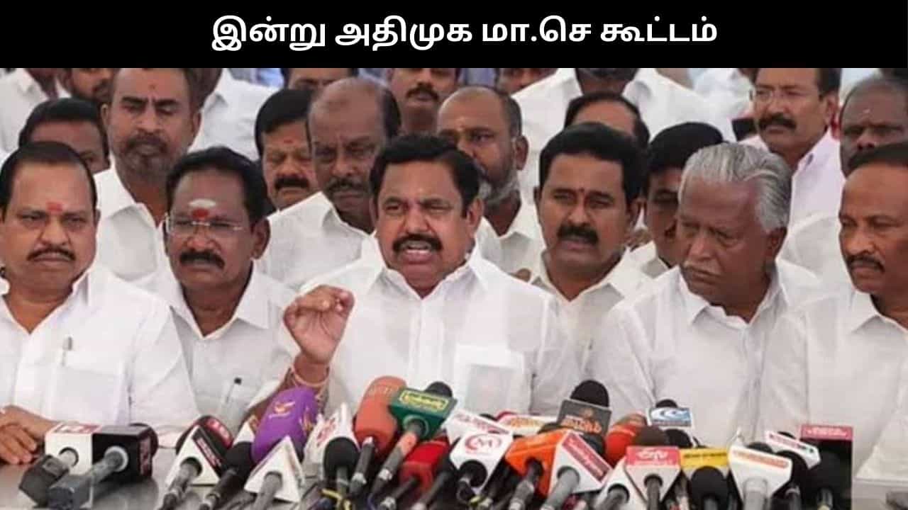 இன்று அதிமுக மாவட்டச் செயலாளர்கள் கூட்டம்.. தொகுதிப் பங்கீடு, கூட்டணி குறித்து முக்கிய முடிவு?