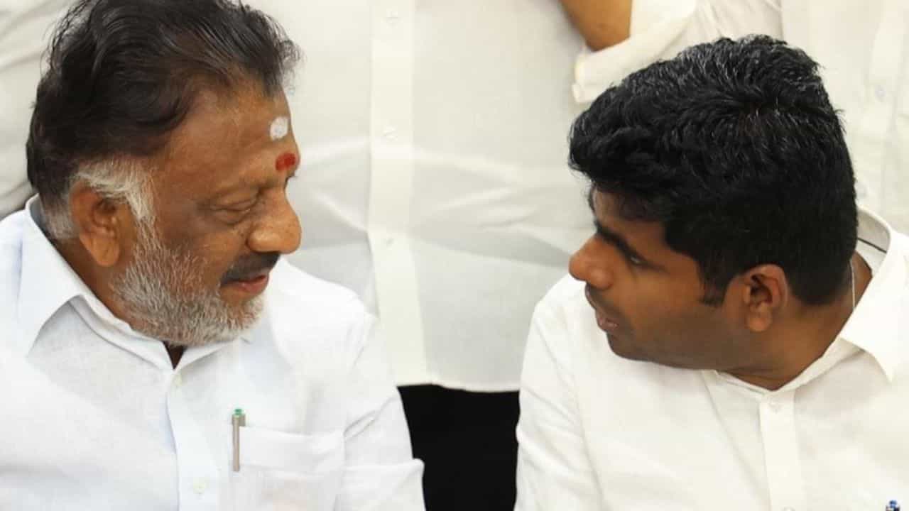 அண்ணாமலை-ஓபிஎஸ் திடீர் சந்திப்பு...அரசியல் முக்கியத்துவமாகிறது! அண்ணாமலை-ஓபிஎஸ் திடீர் சந்திப்பு...அரசியல் முக்கியத்துவமாகிறது!