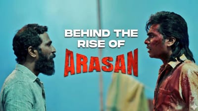 அரசன் பட புரோமோவின் BTS காட்சியை வெளியிட்ட சிலம்பரசன்!