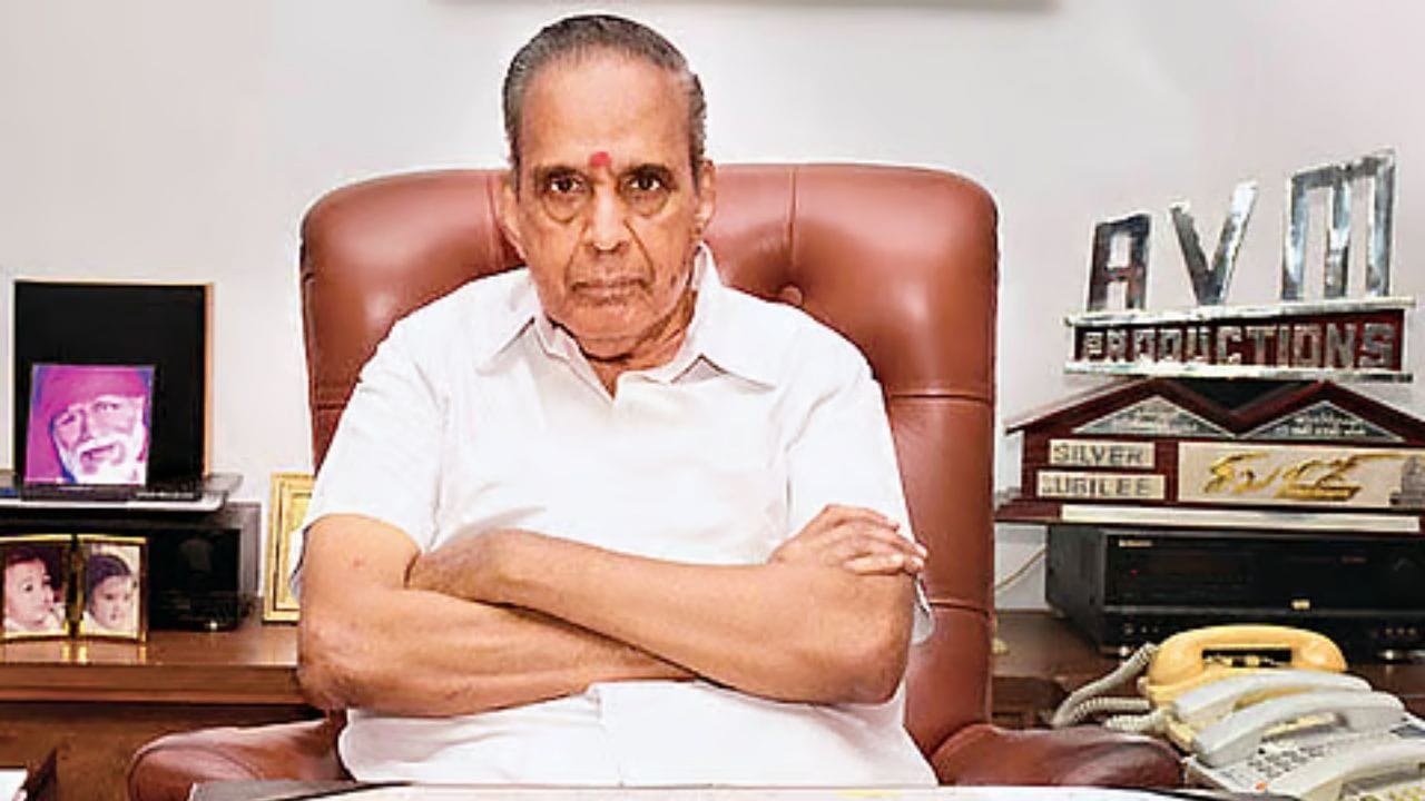 பிரபல தயாரிப்பாளர் ஏ.வி.எம்.சரவணன் காலமானார்!