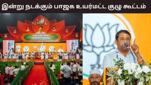 நெருங்கும் சட்டமன்ற தேர்தல்.. சென்னையில் இன்று நடக்கும் பாஜக உயர்மட்ட குழு கூட்டம்..