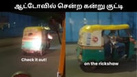 ஆட்டோவில் சென்ற கன்று குட்டி - இணையத்தில் வைரலாகும் வீடியோ!...