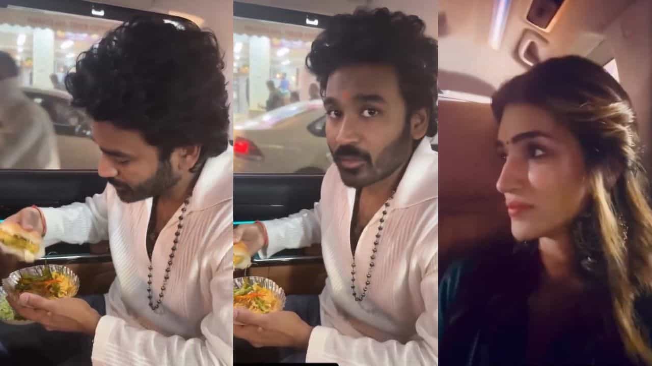 Dhanush: ரோட்டு கடையில் வடாபாவ் சாப்பிட தனுஷ்... இணையத்தில் வைரலாகும் ரியாக்ஷன் வீடியோ!