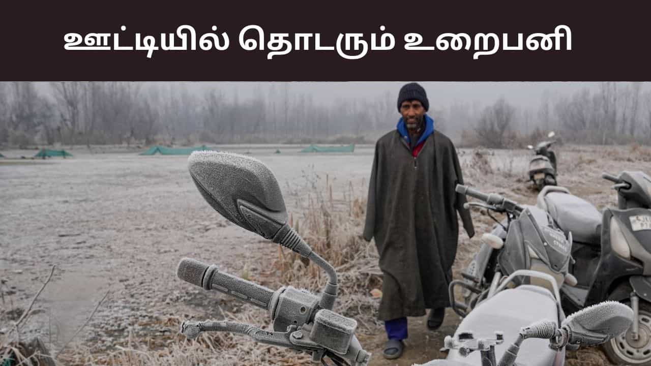 ஊட்டியில் 4 டிகிரி செல்சியஸ்.. தொடரும் உறைபனி.. வரும் நாட்களில் வானிலை எப்படி இருக்கும்?