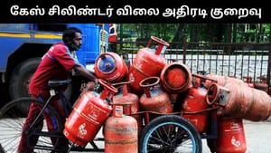 அதிரடியாக விலை குறைந்த வணிக பயன்பாட்டுக்கான கேஸ் சிலிண்டர்! அதிரடியாக விலை குறைந்த வணிக பயன்பாட்டுக்கான கேஸ் சிலிண்டர்!