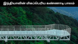 1,000 உயரம், 55 மீட்டர் நீளம்.. இந்தியாவின் மிகப்பெரிய கண்ணாடி பாலம் விசாகப்பட்டினத்தில் திறப்பு!