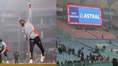 கடும் பனி.. டாஸ் போட தாமதம்.. IND - SA இடையிலான 4வது டி20 ரத்து!