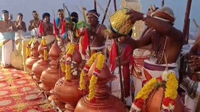 காஞ்சிபுரம் ஏகாம்பரநாதர் கோயிலில் மகா கும்பாபிஷேக விழா!