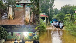 காரைக்குடியில் வீடுகளை சூழ்ந்த மழைநீர்.. மோட்டார் பம்புகள் மூலம் தண்ணீர் அகற்றம்.. காரைக்குடியில் வீடுகளை சூழ்ந்த மழைநீர்.. மோட்டார் பம்புகள் மூலம் தண்ணீர் அகற்றம்..