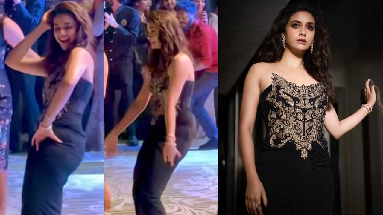 Keerthy Suresh: தோழியின் திருமணத்தில் தசரா பட பாடலுக்கு நடனமாடிய கீர்த்தி சுரேஷ்.. ரசிகர்களிடையே வைரலாகும் வீடியோ!