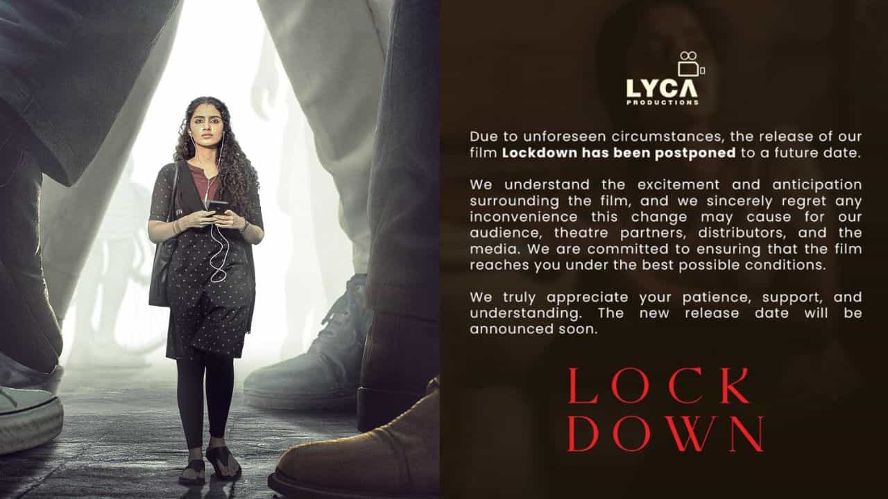 Lockdown: அனுபமா பரமேஸ்வரனுக்கு வந்த சோதனை.. மீண்டும் தள்ளிப்போகும் லாக்டவுன் படம்! Lockdown: அனுபமா பரமேஸ்வரனுக்கு வந்த சோதனை.. மீண்டும் தள்ளிப்போகும் லாக்டவுன் படம்!