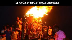 11 நாட்கள் காட்சி தரும் திருவண்ணாமலை கார்த்திகை தீபம்!...