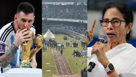 Lionel Messi Visit: கிளம்பிய மெஸ்ஸி.. கொல்கத்தா ஸ்டேடியத்தில் கலவரம்.. மன்னிப்பு கேட்ட மம்தா பானர்ஜி!...