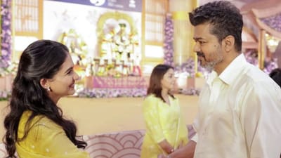 ஜன நாயகன் படக்குழுவின் செல்லம் மமிதா பைஜூ...