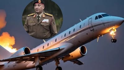 விமான விபத்து.. லிபிய ராணுவத் தளபதி உட்பட 8 பேர் பலி