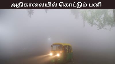 சில்லென மாறிய தமிழகம்.. அதிகாலையில் கொட்டும் பனி..