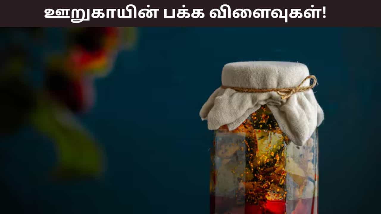 Pickles Side Effect: ஊறுகாய் இல்லாமல் உணவு சாப்பிட பிடிக்காதா? இதன் பக்கவிளைவு இவ்வளவு இருக்கு! Pickles Side Effect: ஊறுகாய் இல்லாமல் உணவு சாப்பிட பிடிக்காதா? இதன் பக்கவிளைவு இவ்வளவு இருக்கு!