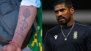 தென்னாப்பிரிக்க கிரிக்கெட் வீரர் கையில் “ஓம் சரவண பவ” டாட்டூ…வைரலாகும் வீடியோ…பின்னணி என்ன! தென்னாப்பிரிக்க கிரிக்கெட் வீரர் கையில் “ஓம் சரவண பவ” டாட்டூ…வைரலாகும் வீடியோ…பின்னணி என்ன!