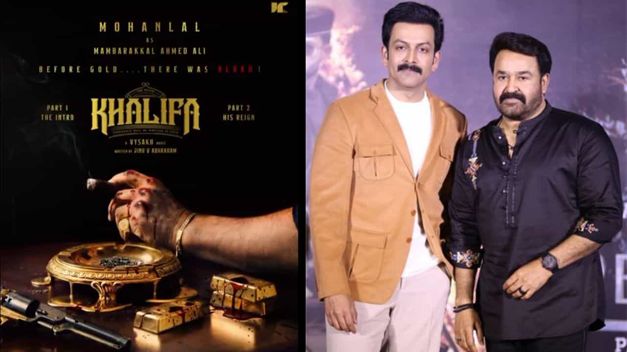 கலீஃபா படத்தில் மோகன்லாலின் கேரக்டர் இதுதான்... வெளியானது போஸ்டர்