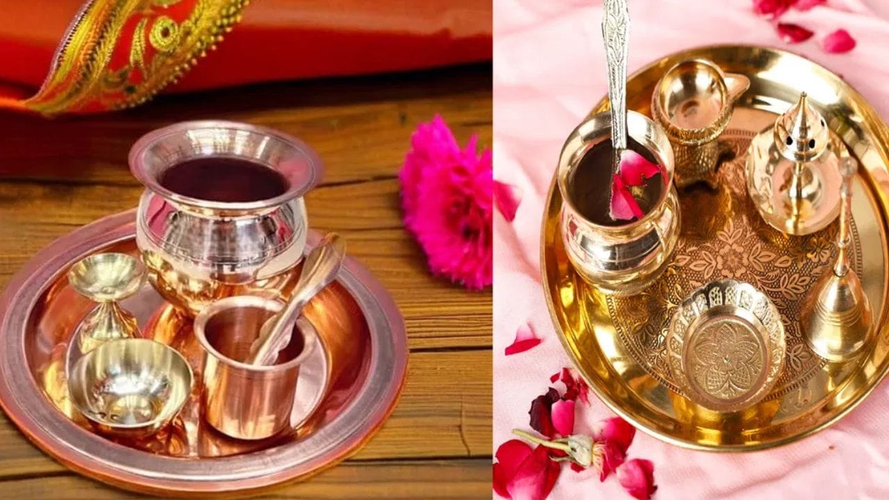 வெள்ளி, பித்தளை அல்லது செம்பு பாத்திரங்களை பூஜையில் பயன்படுத்தினால், அவற்றை மீண்டும் பயன்படுத்தலாம். அதேபோல், தெய்வங்களின் சிலைகள், மணிகள், சங்கு ஓடுகள், மந்திர ஜெபமாலைகள், சங்கு ஓடுகள், இருக்கைகள் போன்ற நிரந்தரப் பொருட்களையும் மீண்டும் பயன்படுத்தலாம்.