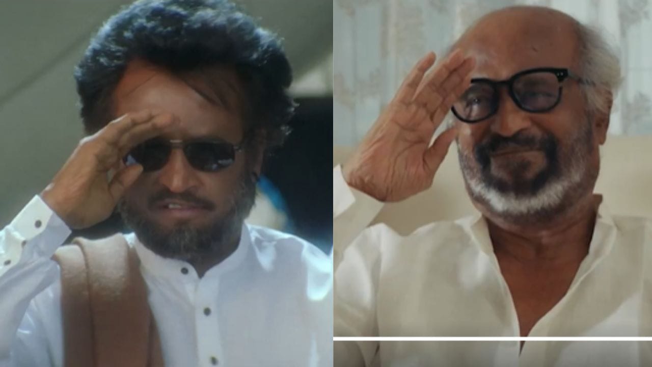 படையப்பா பட காட்சியை ரீ கிரியேட் செய்த ரஜினிகாந்த் – வைரலாகும் வீடியோ