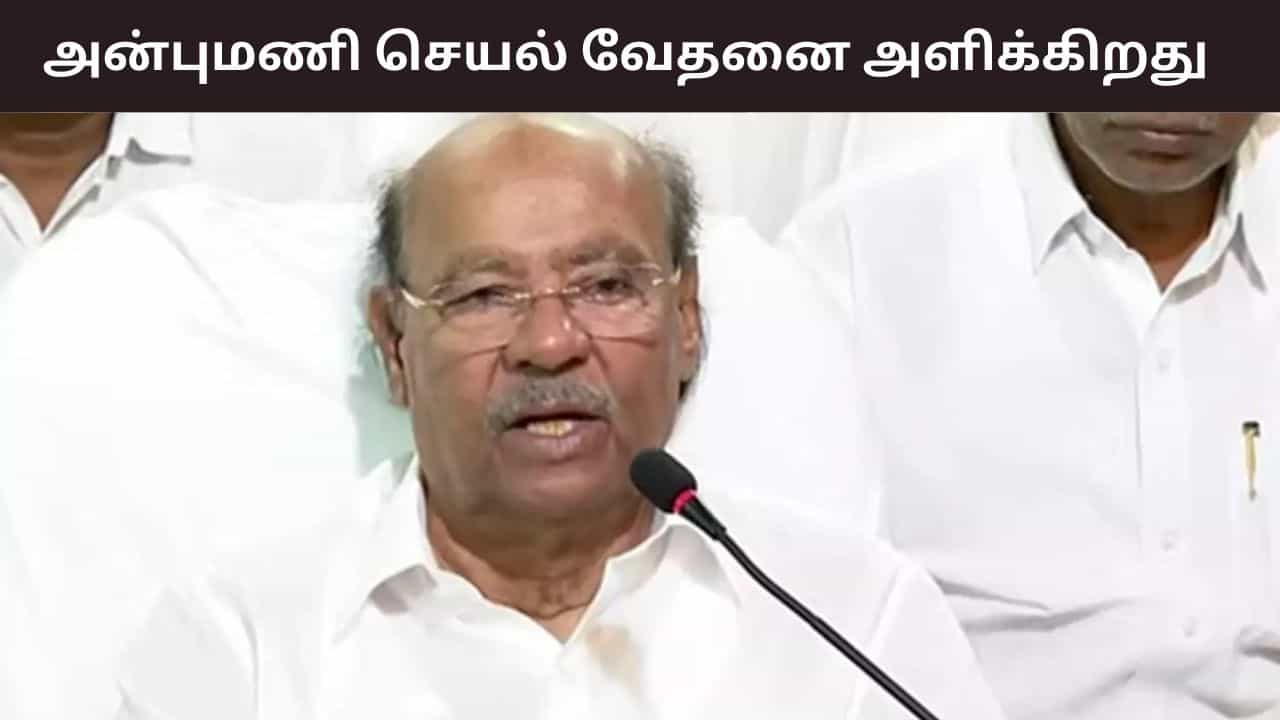 அன்புமணி செய்வது வேதனையாக உள்ளது.. பாமக நிறுவனர் ராமதாஸ் குற்றச்சாட்டு