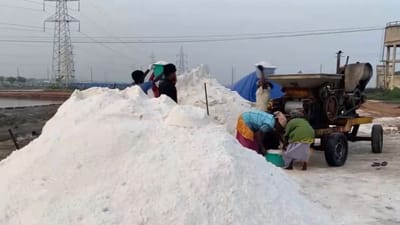 தூத்துக்குடியில் உப்பு தயாரிப்பு நிறுத்தம்!