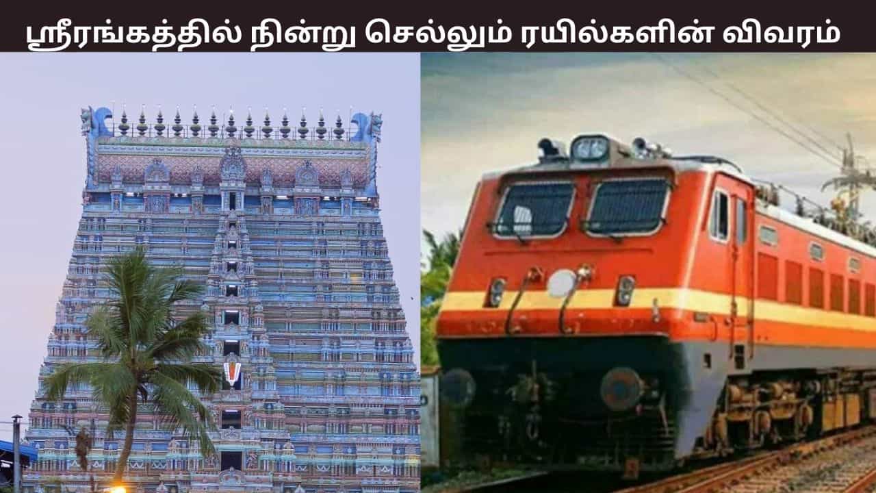 வைகுண்ட ஏகாதசி... இந்த ரயில்கள் ஸ்ரீரங்கத்தில் நின்று செல்லும் - தெற்கு ரயில்வே அறிவிப்பு வைகுண்ட ஏகாதசி... இந்த ரயில்கள் ஸ்ரீரங்கத்தில் நின்று செல்லும் - தெற்கு ரயில்வே அறிவிப்பு