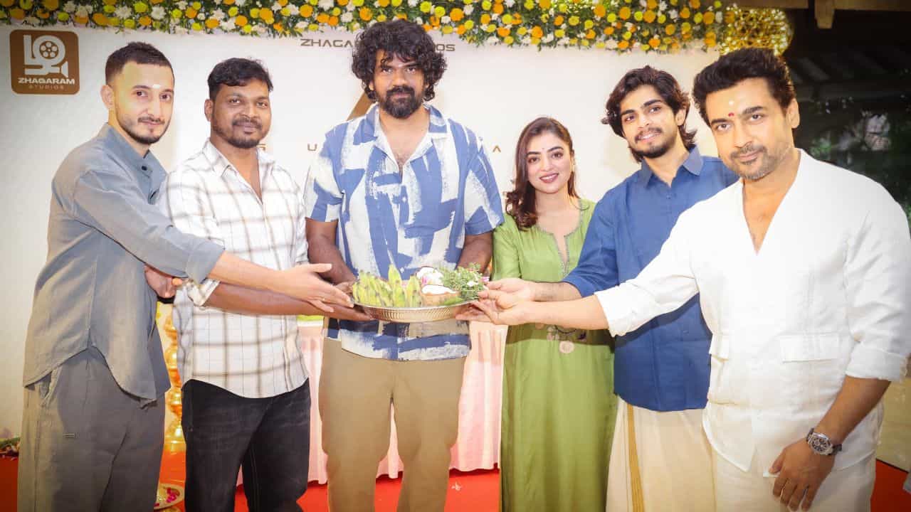 சூர்யா 47 படத்தின் பூஜை வீடியோவை வெளியிட்ட படக்குழு...! சூர்யா 47 படத்தின் பூஜை வீடியோவை வெளியிட்ட படக்குழு...!