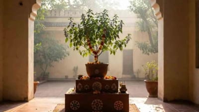 துளசி செடி அருகே சிவலிங்கம், விநாயகர் சிலைகளை வைக்கலாமா?