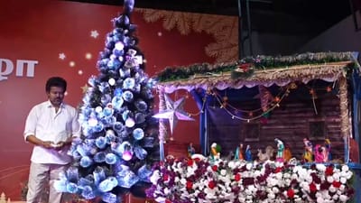 விஜய் தலைமையில் தவெக சமத்துவ கிறிஸ்துமஸ் கொண்டாட்டம்!