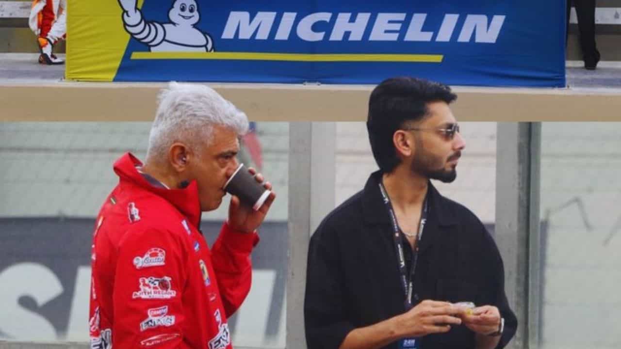 அபுதாபி கார் ரேஸ் களத்தில் சந்தித்த அஜித் குமார்- அனிருத்.. ரசிகர்களிடையே வைரலாகும் போட்டோஸ்!