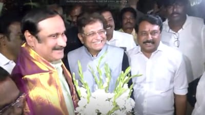 மத்திய அமைச்சர் பியூஷ் கோயலை சந்தித்த அன்புமணி ராமதாஸ்