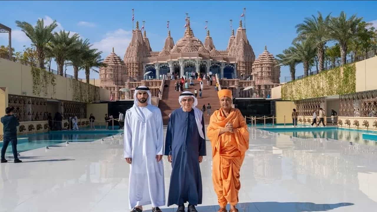 அபுதாபி BAPS கோயில் ஒற்றுமையின் சின்னம் -   ஐக்கிய அரபு எமிரேட்ஸ் கலாச்சார ஆலோசகர் பாராட்டு