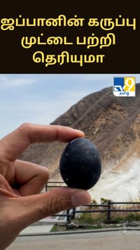 இந்த ஜப்பானின் கருப்பு முட்டையை சாப்பிட்டால் ஆயுள் 7 ஆண்டுகள் அதிகரிக்குமா?...