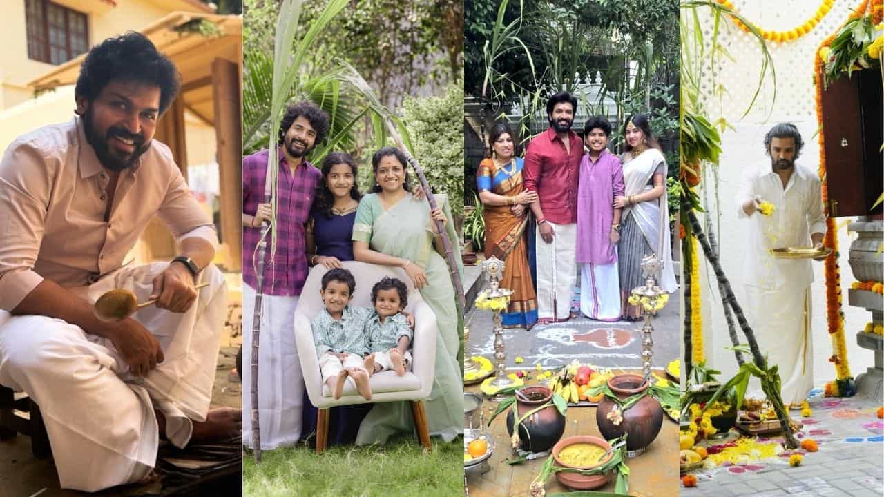 ரசிகர்களுக்கு பொங்கல் வாழ்த்துகளை தெரிவித்த பிரபலங்கள்... வைரலாகும் போட்டோஸ்