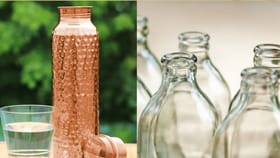 கண்ணாடி பாட்டில் vs காப்பர் பாட்டில்.. எதில் தண்ணீர் குடிப்பது நல்லது? சாதகம் மற்றும் பாதகம் அறியலாம்.....