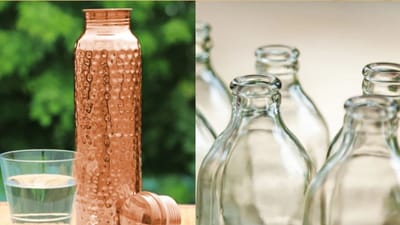 கண்ணாடி பாட்டில் vs காப்பர் பாட்டில்.. எதில் தண்ணீர் குடிக்கலாம்?