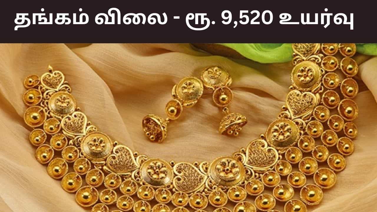 எட்டாக்கனியாய் மாறிய தங்கம்.. ஒரே நாளில் ரூ. 9,000 உயர்வு.. 17,000 ரூபாயை நெருங்கும் ஒரு கிராம் தங்கம்.. எட்டாக்கனியாய் மாறிய தங்கம்.. ஒரே நாளில் ரூ. 9,000 உயர்வு.. 17,000 ரூபாயை நெருங்கும் ஒரு கிராம் தங்கம்..