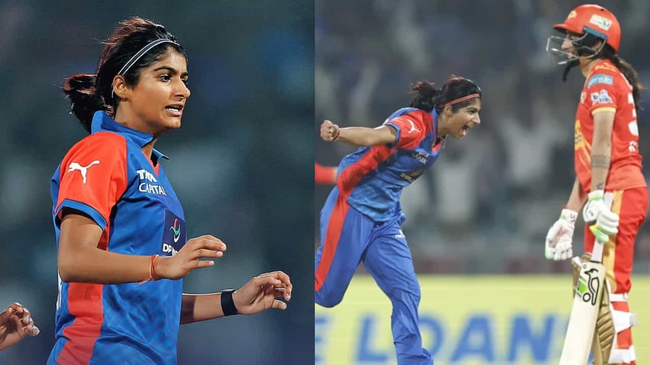 WPL 2026: WPL 2026 சீசனில் முதல் ஹாட்ரிக்.. 5 விக்கெட்கள் எடுத்து அபாரம்.. கலக்கிய டெல்லி வீராங்கனை நந்தனி சர்மா!