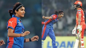 WPL 2026: WPL 2026 சீசனில் முதல் ஹாட்ரிக்.. 5 விக்கெட்கள் எடுத்து அபாரம்.. கலக்கிய டெல்லி வீராங்கனை நந்தனி சர்மா!