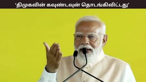 திமுகவின் கவுண்டவுன் தொடங்கிவிட்டது – பிரதமர் மோடி பேச்சு
