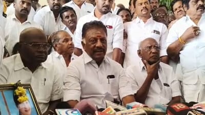 டிடிவி தினகரன் இபிஎஸ் இடம் வலியுறுத்த வேண்டும் - ஓபிஎஸ்!