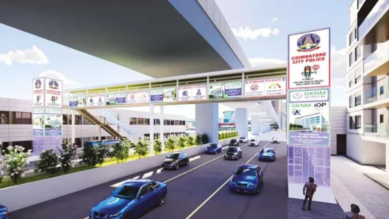 கோவையில் ரூ.2.5 கோடியில் மின்விசை படிக்கட்டுடன் கூடிய நடைமேம்பாலம்...என்ன வசதிகள்..எங்கு அமைகிறது!