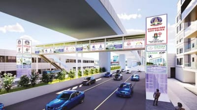 கோவையில் மின்விசை படிக்கட்டுடன் கூடிய நடைமேம்பாலம்!