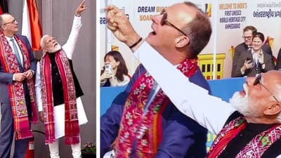 பட்டம் விடும் விழாவில் ஜெர்மன் அதிபர் பிரீட்ரிக் மெர்ஸ்