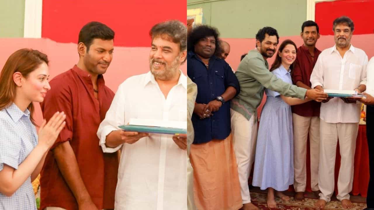 Purushan Movie : பூஜையுடன் தொடங்கிய விஷால் - தமன்னாவின் புருஷன் பட ஷூட்டிங்! Purushan Movie : பூஜையுடன் தொடங்கிய விஷால் - தமன்னாவின் புருஷன் பட ஷூட்டிங்!