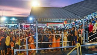 சபரிமலையில் இன்று மகர ஜோதி..  நிரம்பி வழியும் பக்தர்கள் கூட்டம்