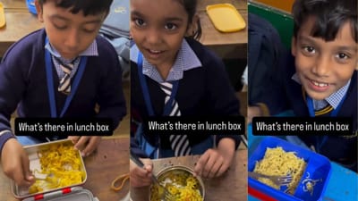 பள்ளி மாணவர்களின் லஞ்ச பாக்சில் மேகி, சிப்ஸ், சீஸ் பால்ஸ்!