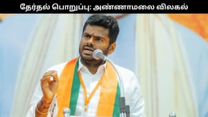 பாஜக தேர்தல் பொறுப்புகளில் இருந்து விலகினார் அண்ணாமலை..